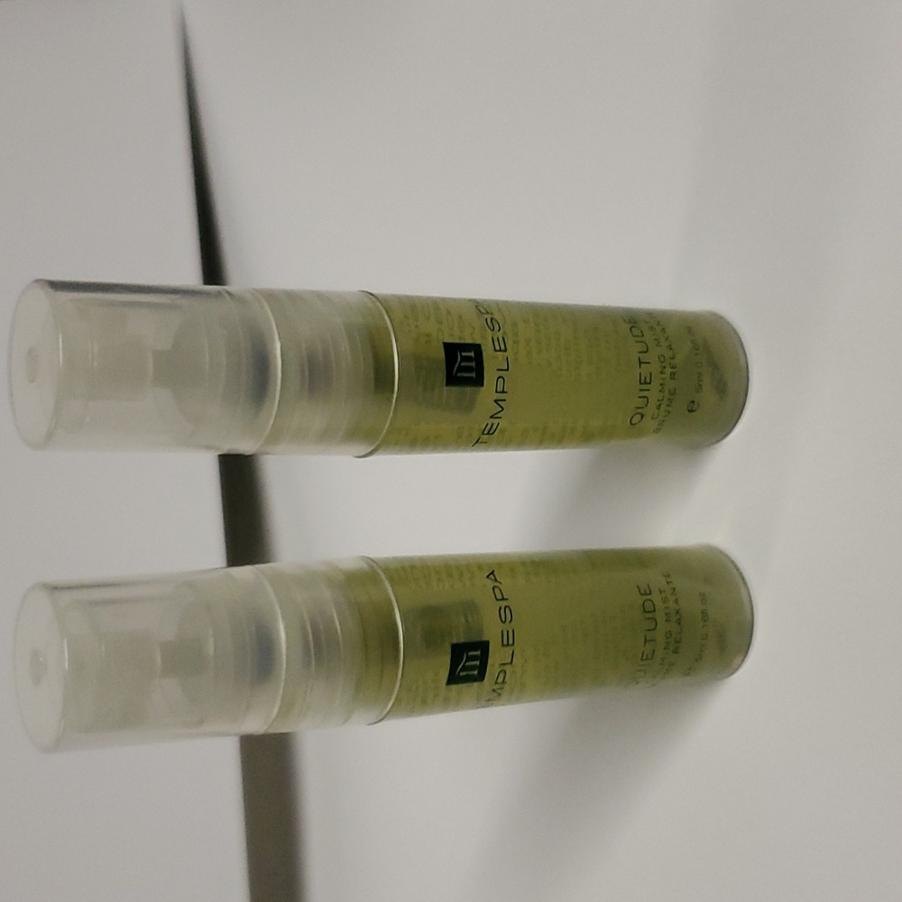 Temple spa Quietude calming mist spray lot of 2